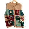 Spring and Autumn Women's Knitted Vest Women's Sleeveless Sweater