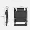Portable Folding Chairs Office Chaise Lounge Living Room Metal Backrest Reclining Chair Household Single Person Relax Armchairs