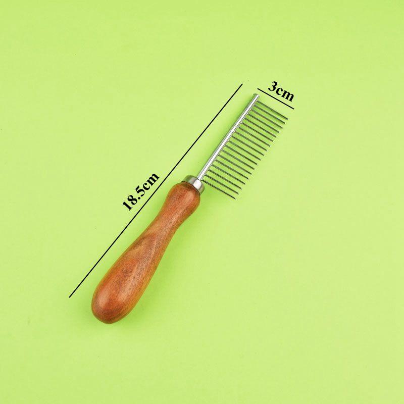 Pet Dog Comb Removers HairKnot Cutter Hair Grooming Groomer Brush For Dogs Cats With Wooden Handle Trimmer Knife Pet Accessoires