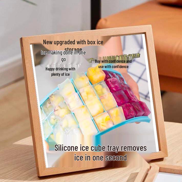 

Силиконовый пищевой поднос для льда – Креативный быстрозамораживающий поднос с индивидуальностью, для маленьких кубиков льда и легкой порционной подачи.