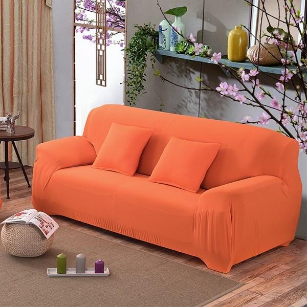 Stretch Sofa Cover Big Elasticity 100 %Polyester Spandex Couch Cover 1 /2 /3 Seater Elastic Sofa Cover Solid Sofa Covers