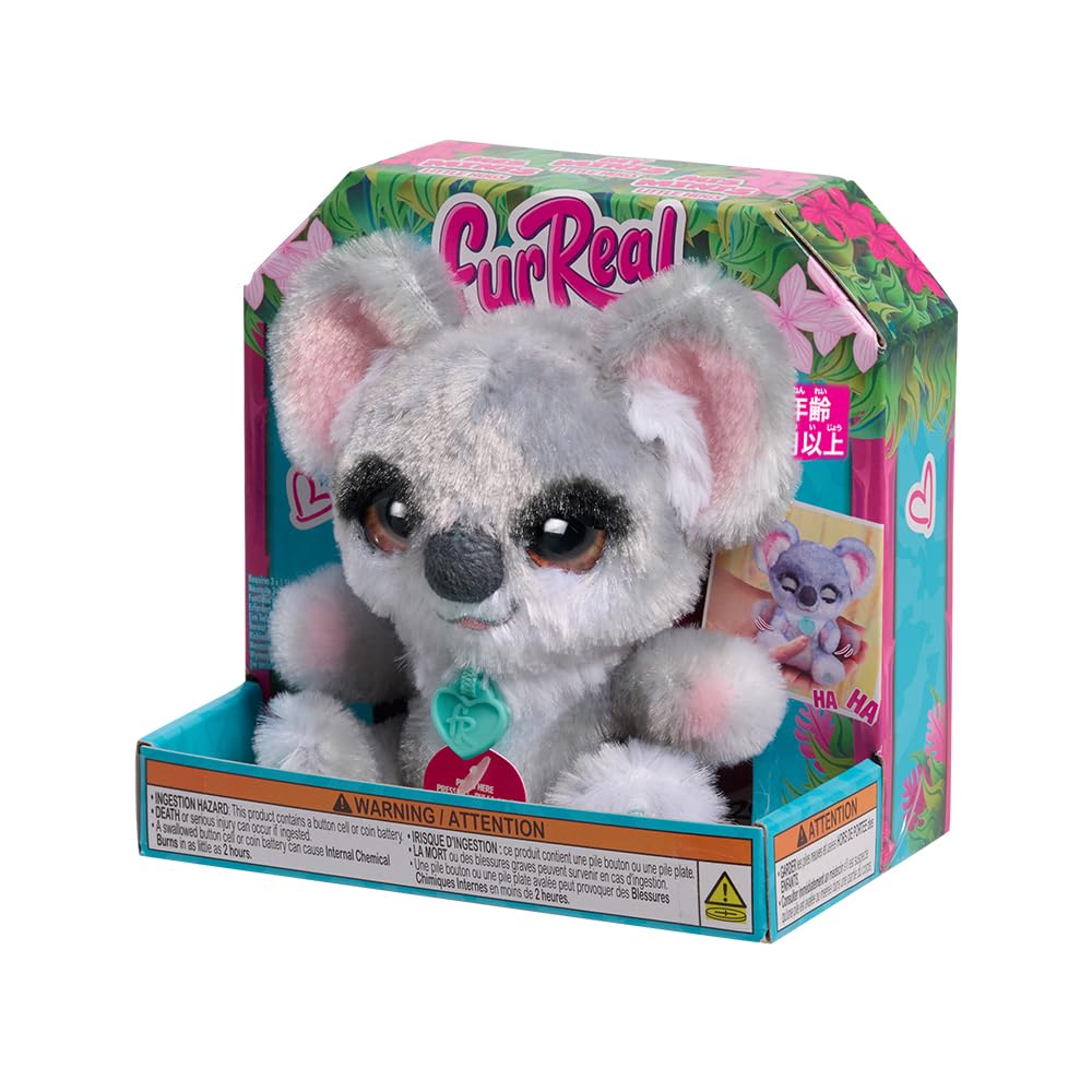 Hasbro FurReal Hugs Mini Koala, Electric Plush Toy, Electronic Pet, Interactive Pet, Suitable for Ages 12 Months and Up, G4326 (Authentic Product)
