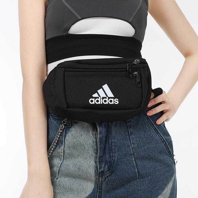 adidas Polyester Crossbody Bag, Fanny Pack Regular Unisex Black Adidas H30343