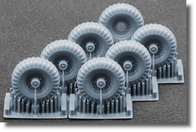 Alvis FV622 Stalwart Wheel Set for Ace Model Parts SCXWM72004 Scale-X 1/72 Mk.2 (7 Wheels) Kits, (Military Vehicles)