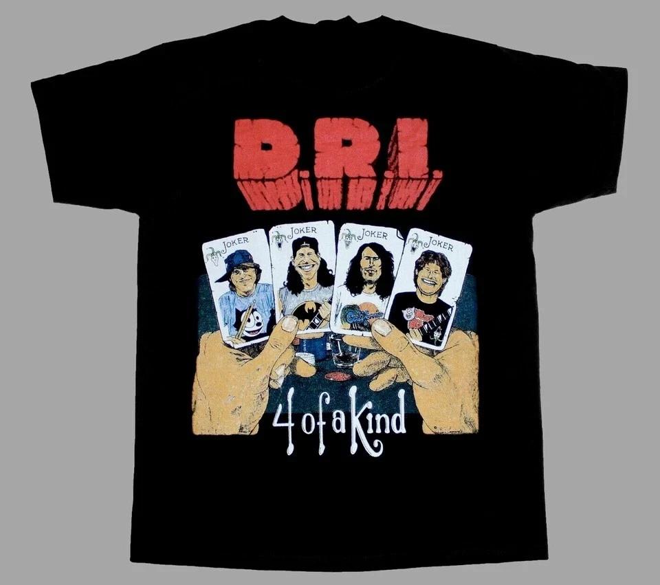 D.R.I. DRI FOUR OF A KIND DIRTY ROTTEN T Shirt Full Size S-5XL S