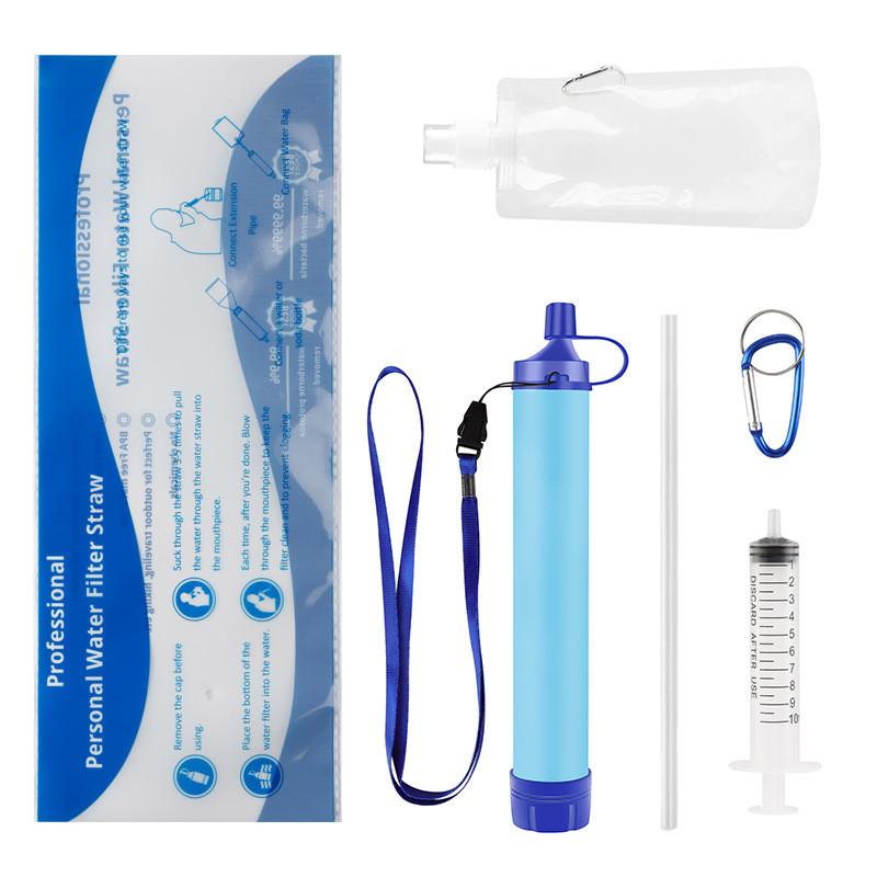 Portable Outdoor Water Filter With Technology For Emergency Survival And Camping Use