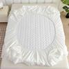 Koronka ze wzorem w kształcie serca Falbana do łóżka Wysokiej klasy Pikowana Szyfonowy dół Narzuta Miękka Wygodna Antypoślizgowa Prześcieradła Pościel