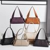 Womens Soft PU Shoulder Bag Minimalist Cloud Design Crossbody Handbag Daily Commute