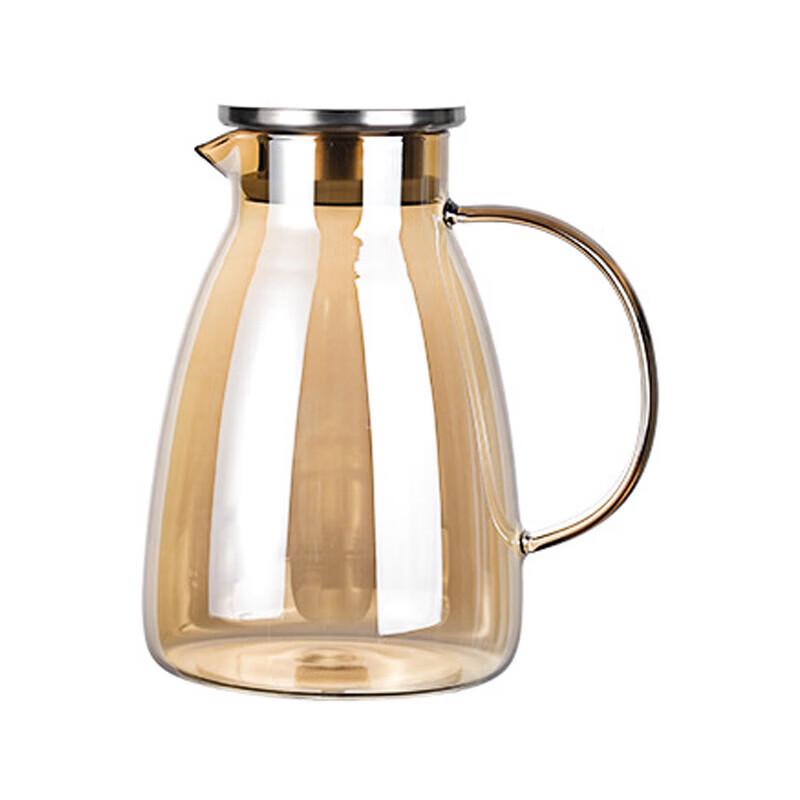 Amber High Borosilicate Glass Teapot Pitcher 1800ml