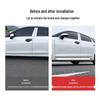 Tira de Acabamento de Porta de Aço Inoxidável Brilhante para Modificação da Carroceria do Carro K5 2020