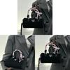 Black Bag Pu Leather Handbag With Zipper Closure And Card Pocket For Daily Use