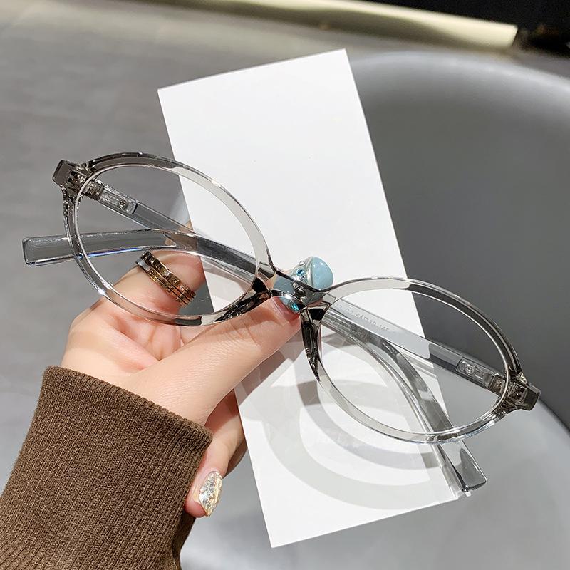 Vintage Oval Sunglasses Women Luxury Brand Designer Small Oval Sun Glasses Photochromic Stylish Retro Leopard Eyewear Men Quality