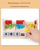 Wooden Children's Multifunctional Abacus and Calculating Rack - Educational Math Toy with Beads for Primary Students.