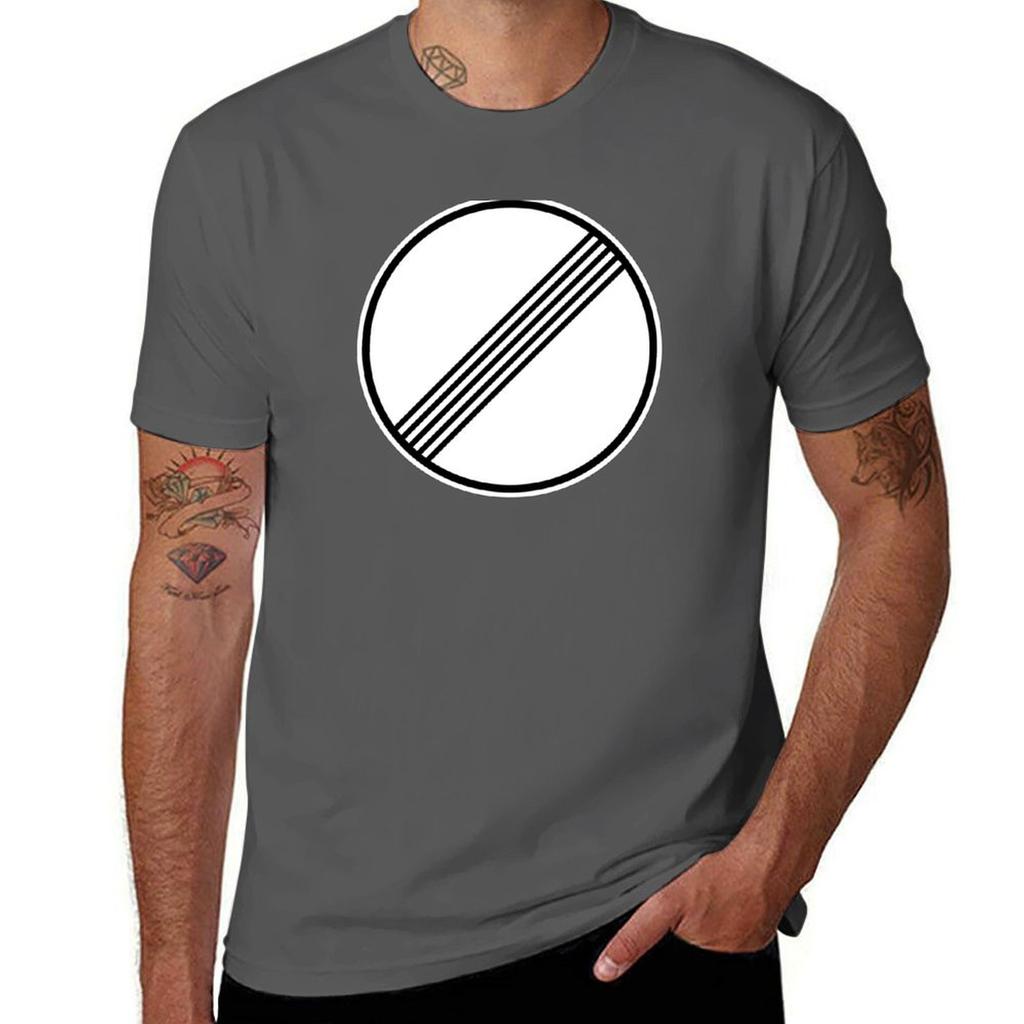 Limits No Longer Apply (Autobahn Sign) TShirt AntiFade Casual Tee Shirt