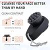 Double-Sided Face Brush 2-in-1 Exfoliating & Massage Tool Spa Wrist Washband Silicone Cleansing Brush For Deep Pore Clean