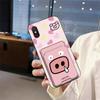 Waterproof Anti-dust Phone Case For Xiaomi Mi 8 Pro TPU Card Sleeve Durable Cute Dirt-resistant Shockproof Graffiti