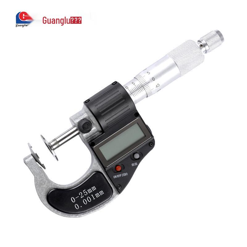 Guilin Guanglu Micrometer Screw Dial Caliper 0-25mm, 0.001mm Precision