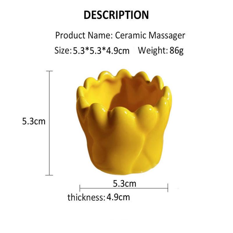 Ceramic Gua Sha For Face Body Massage Tool Body Guasha Board For Relief Massage Face Lift Gua Sha Massager