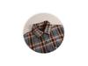 Women's Winter Brushed Plaid Long Sleeve Mid-Length Coat