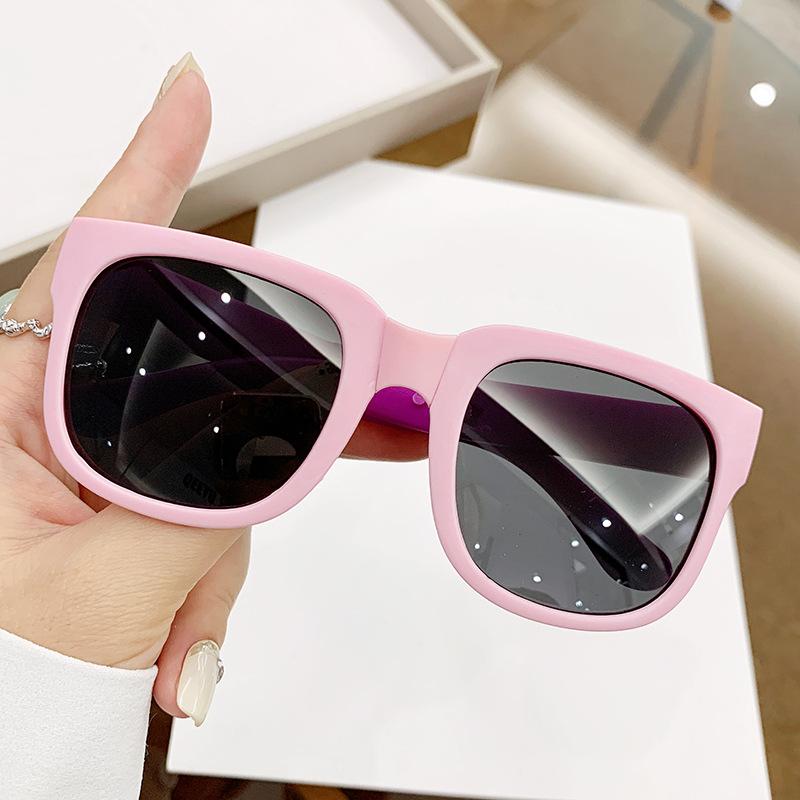 Shade Children'S Folding Sunglasses Candy-Colored Glasses Baby Sunglasses Sun Protection Uv Protection Glasses