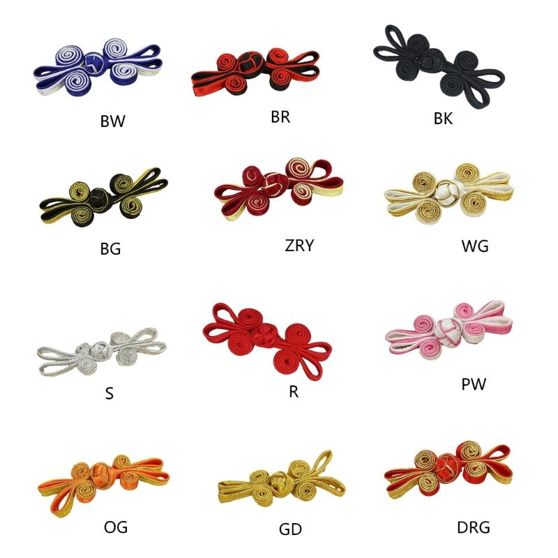 Cheongsam knoflíky Čínské uzlové zapínání Knoflíky pro DIY šití Svetr Kardigan