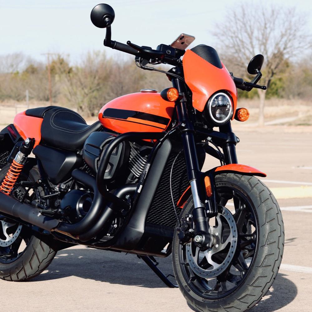 For Harley Indian Scout Honda Universal 5 3/4 Inch 5.75" Led Car Motorcycle Headlight H4 Phare Farol Moto Headlamp Head Light