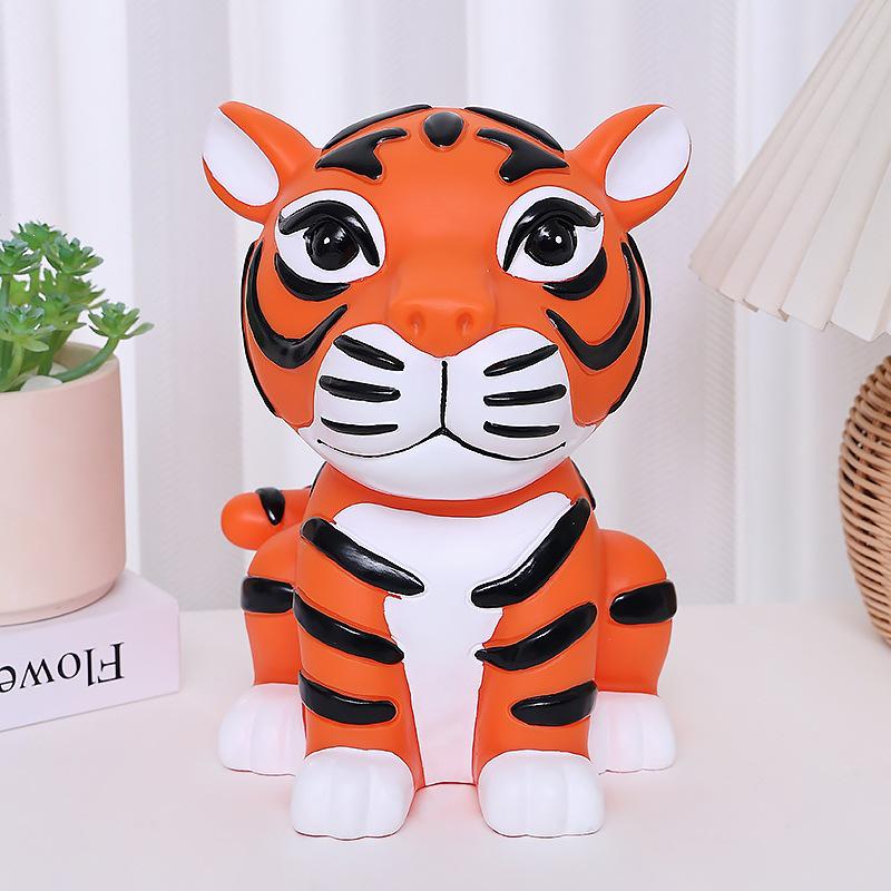 Creative Tiger Piggy Bank: Durable Coin Box & Children's Gift