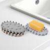 Silicone Soap Dish with Drain Anti-Slip Bottom Self Draining Bar Soap Holder Soap Tray Bathroom Sink Organizer