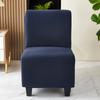 Elastische dicke Einzelsofa-Abdeckung dicke Stuhl-Schutzhülle waschbar armlose Stretch-Stuhl-Sofa einfarbig