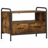 TV Stand 67.5 X 33 X 50 Cm Smoked Oak Engineered Wood