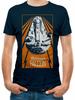 Mens T-shirt Star Wars Millennium Falcon Han Solo Movie