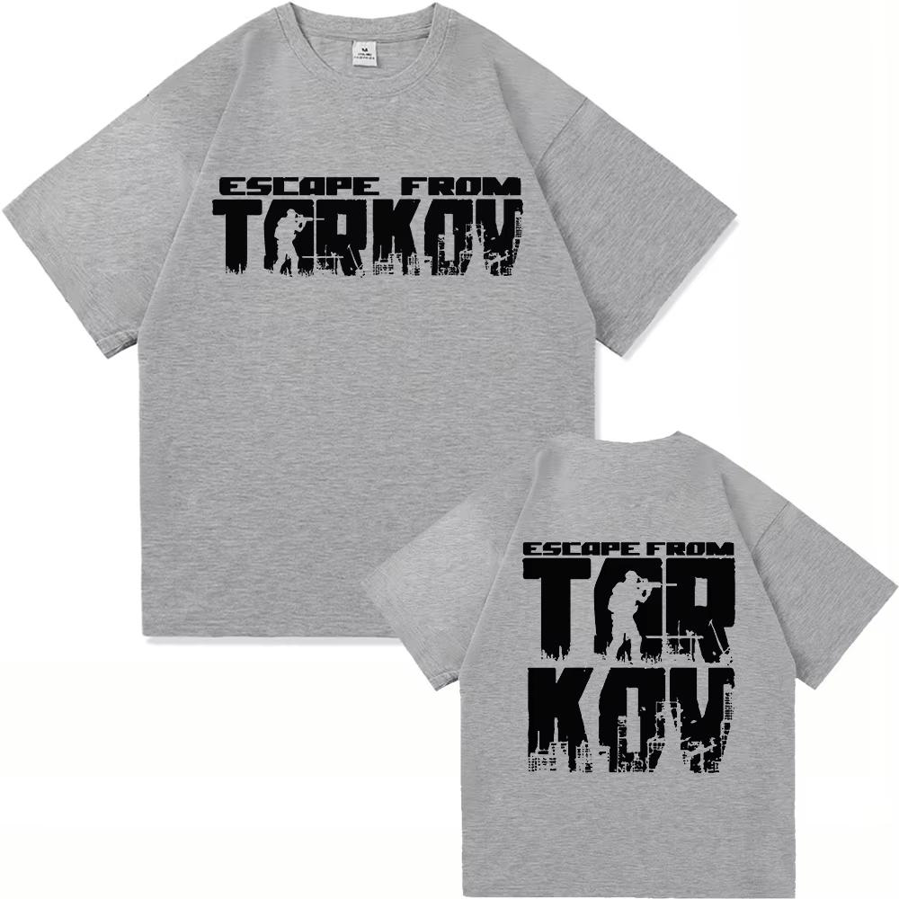 2025 Hot Game Escape From Tarkov Tshirt Fashion UnisexUnisex Clothing Harajuku High Quality Tops Cotton Tshirts Vintage Male Tees