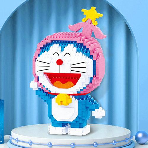 Doraemon Nobita Cartoon Micro Particle Building Blocks Anime Figure Assembly Toy for Kids Gift