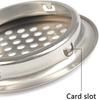 CTRICALVER 30pcs Stainless Steel Air Vent Hole Ventilation Louvers Round Mesh Hole 19mm Round Ventilation Grille for or Shoe Cabinet Round,