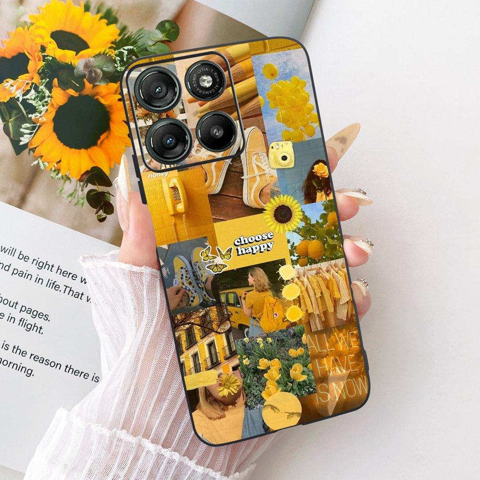 Per Moto G57 Power 5G Custodia Cover Moda Farfalla Gatto Carino Fresco Dipinto Morbido Funda Per Motorola Moto G57 Power 5G Cover del Telefono