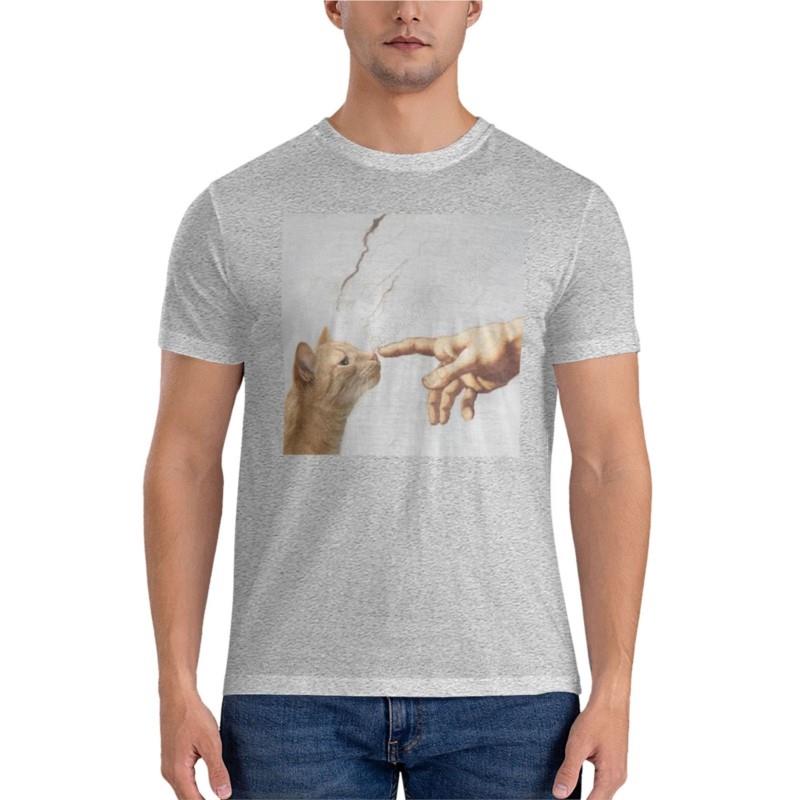 

men tshirt brand tops summer Creation of adam Classic TShirt hippie clothes black tshirts for men t shirts for men S
