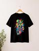 Skateboarding Alien T-Shirt, Colorful Neon Skateboard Graphic, Retro Streetwear Tee, Vintage Skate Park Outfit, Comfort Colors 1717 Top