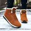 Winter Couple's Warm Cotton Shoes Men Lightweight Hight Top Snow Boots Plus SIZE 48 No Slip Warm Ankle Boot Outdoor Shoe