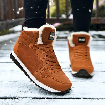 Winter Paar Warme Baumwollschuhe Herren Leichte High Top Schneestiefel Plus Größe 48 Rutschfeste Warme Stiefelette Outdoor-Schuhe