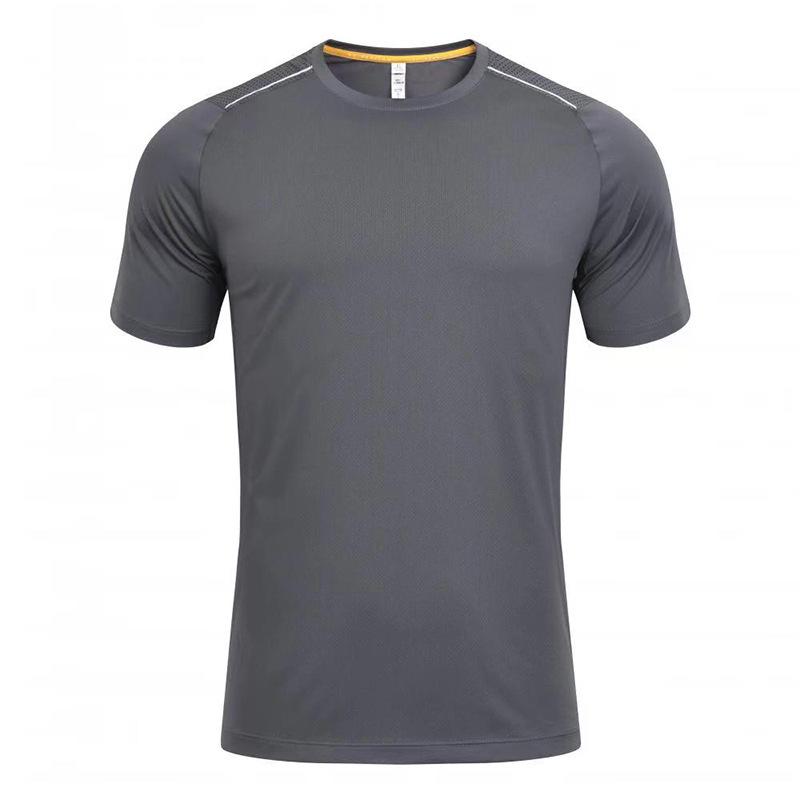 2024 Men's Quick-Dry Round Neck Sports T-Shirt - Short Sleeve Fitness & Running Top