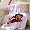 1pc Betty Boop Blanket, Home Printed Throw Blanket - Soft Blanket Gift for Family, Washable Sofa Bed Blanket