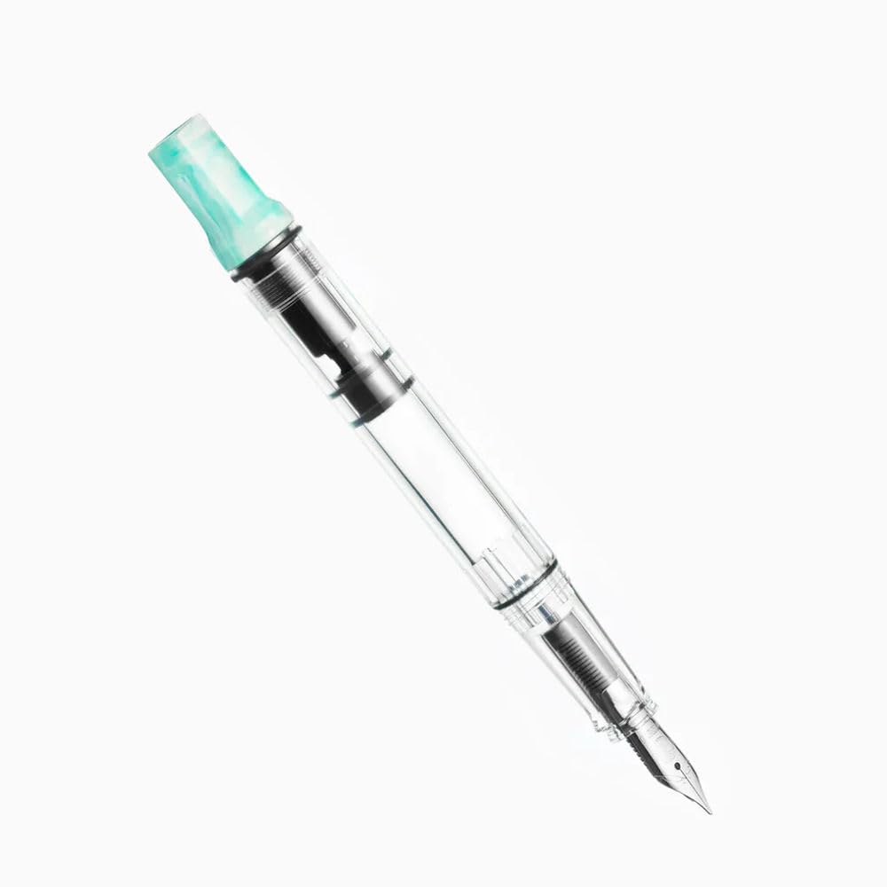 TWSBI ECO Amazonite CT Fountain Pen, Ink-Injecting, Bold Nib