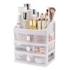 Koreanische süße Kaninchen Make-up-Box Desktop Make-up Aufbewahrungsbox Schublade Stil Schmuck Lagerung Organizer Lagerung Regale