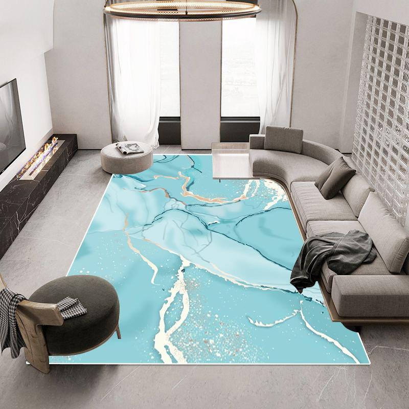 Living Room Abstract Style Large Carpet Modern Decoration Sofas Coffee Tables Easy Clean Rugs for Bedroom Non-slip Entrance Mats