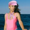 Yacht Captain Costume with Captain Caps Scarf Sunglasses Accessories Boat Costume for Women Captain Dressing up Party