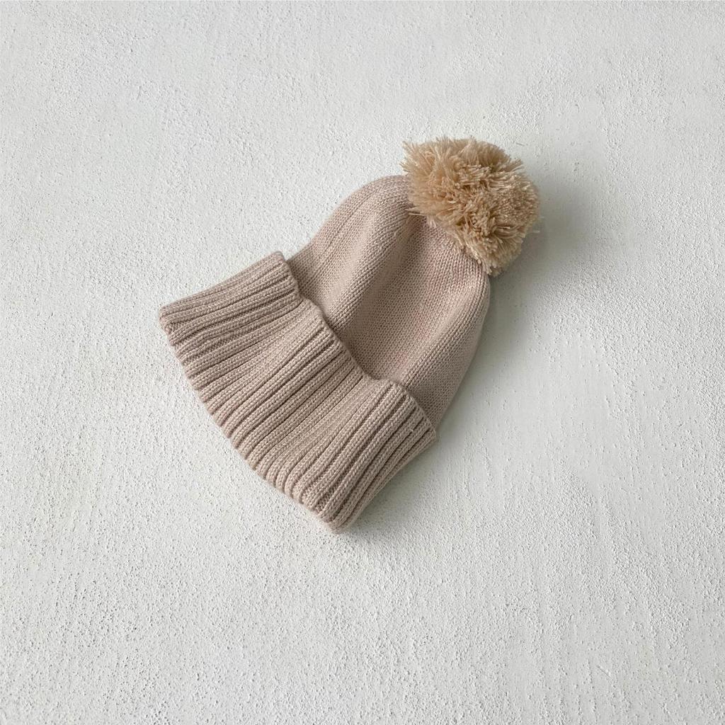 Baby Bunny Sweater Romper Set with Wool Pom-Pom Hat - Unisex, Long Sleeve