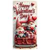 Romantic Banner Pink Welcome Display Party Backdrop Rose Decoration Event Background For Valentine's Day Party Housewarming