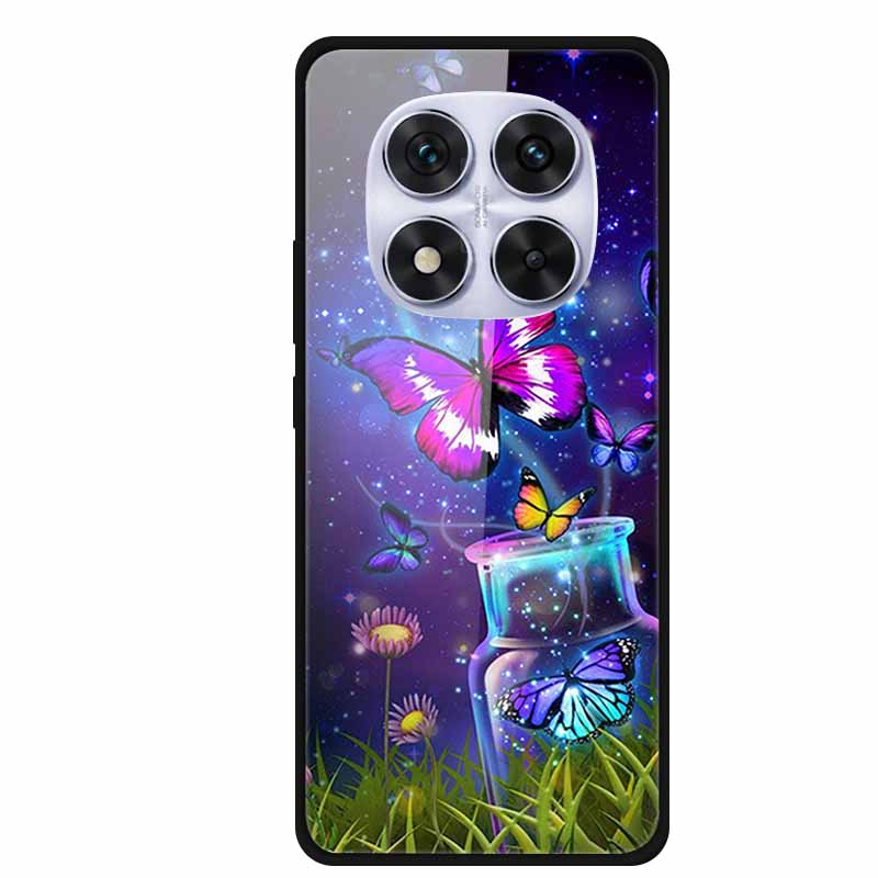 Hard Back Cover For Xiaomi Redmi Note 14 Pro 5G Case Soft Bumper Tempered Glass Case For Redmi Note 14 Pro 4G Case Note14 Pro