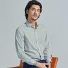 FIRS Men's Lyocell Wrinkle-Free Striped Long Sleeve Shirt