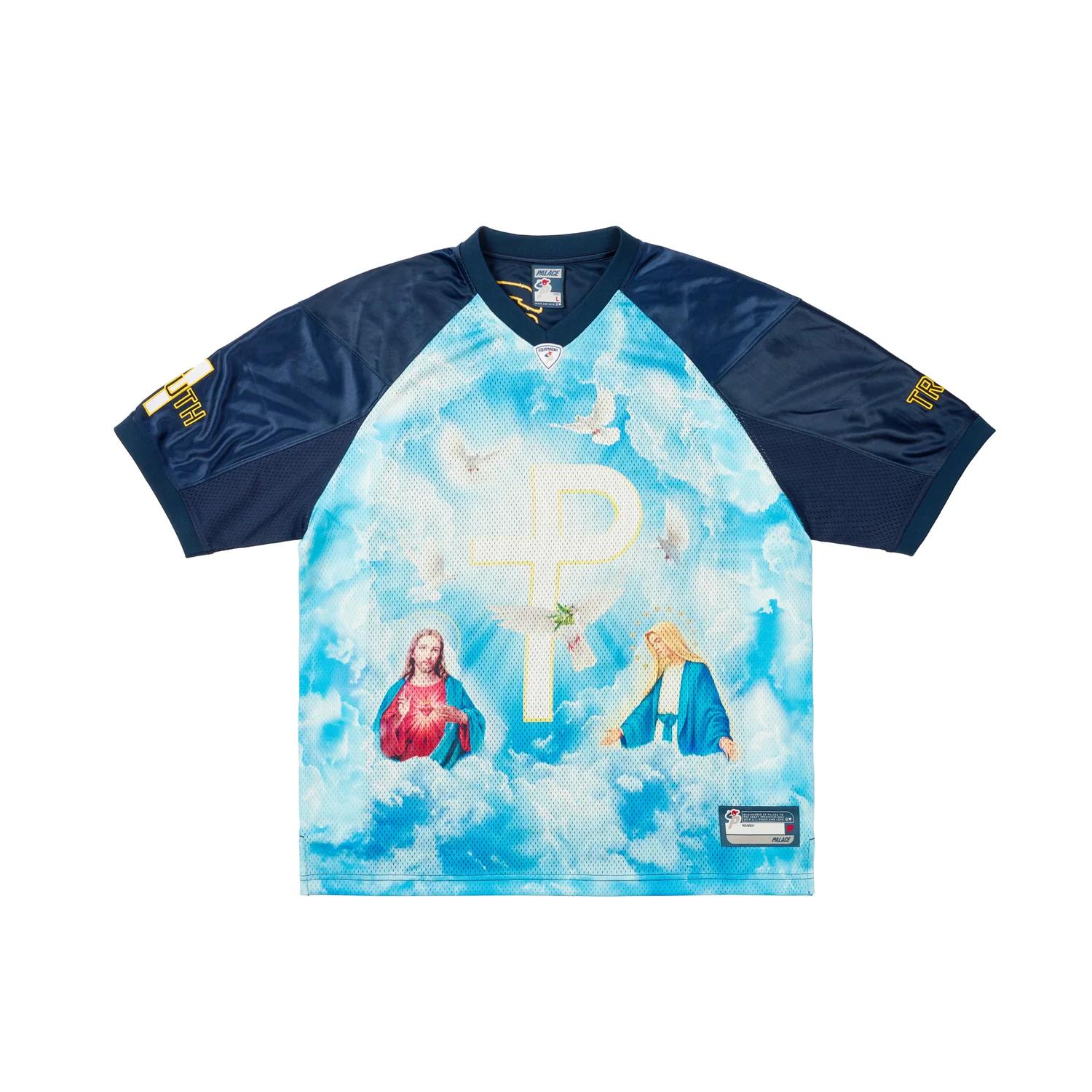 

Palace 2 Truth Jersey Navy Unisex Tops Blue P28ES078 XL